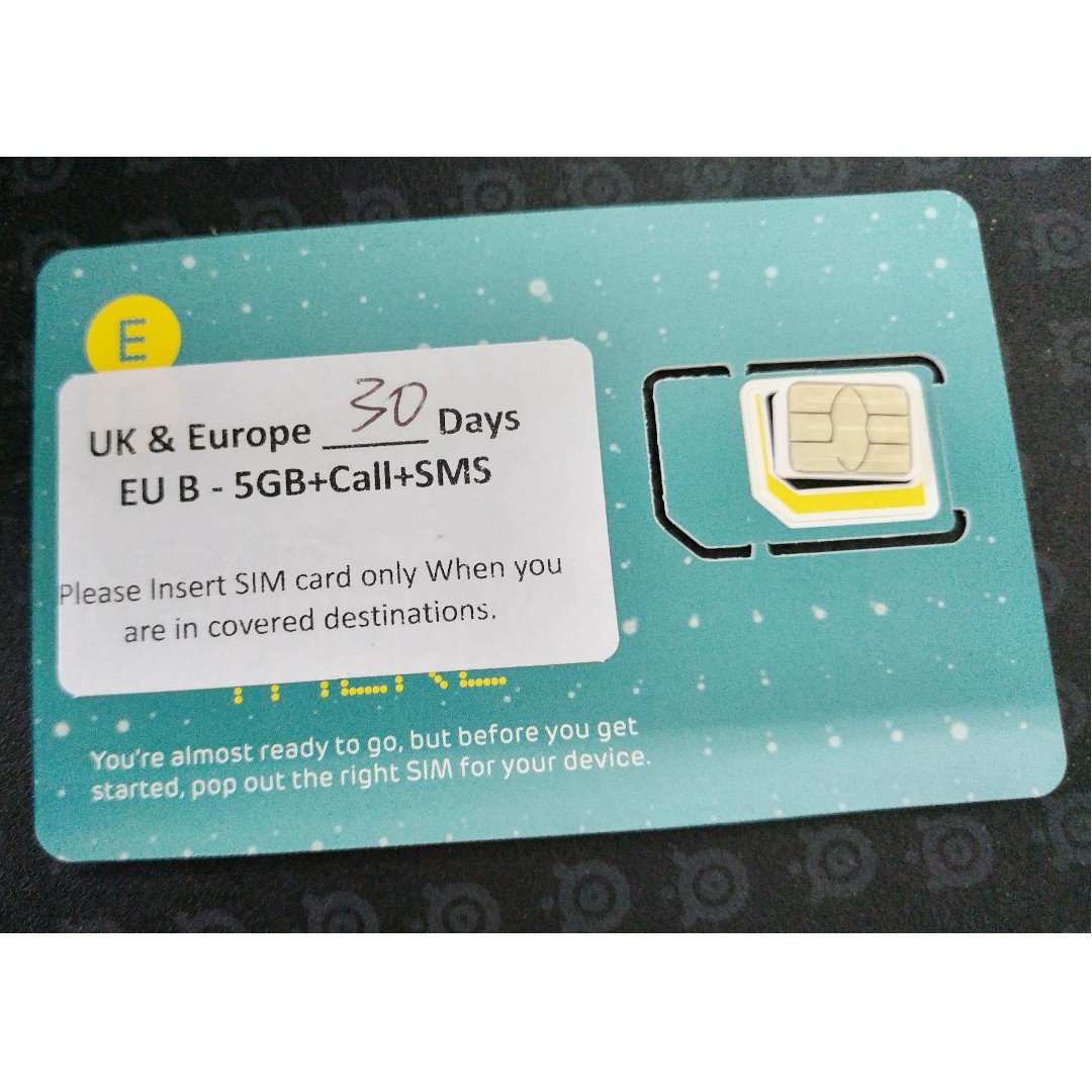 Europe Data Sim Card, Men's Fashion, Watches & Accessories, Wallets ...