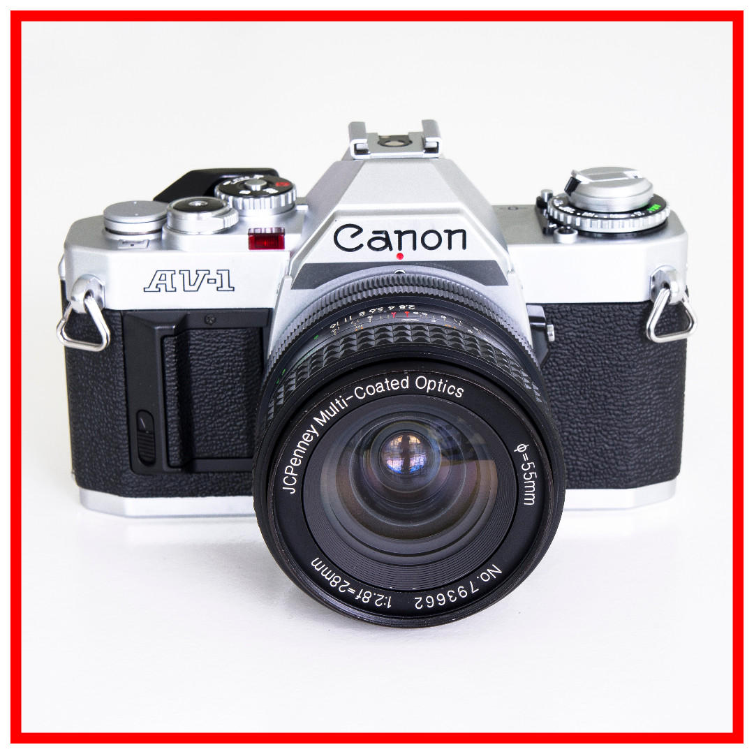 exc canon av 1 35mm film camera
