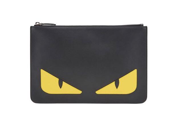 fendi eye clutch