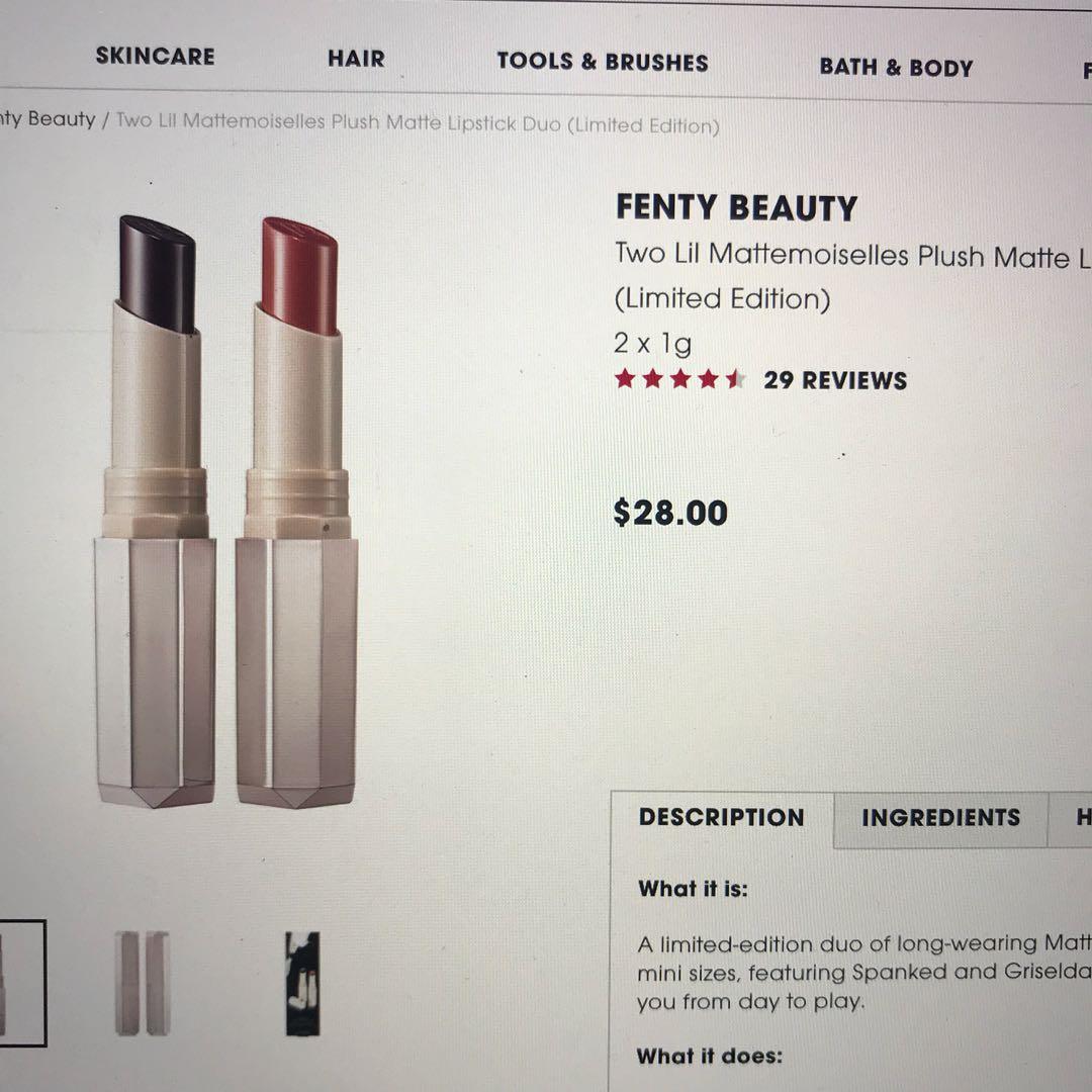 Fenty Beauty Lil Mattemoiselles Griselda