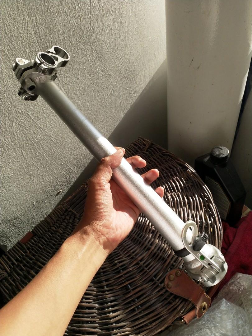 Folding bike handlepost sales