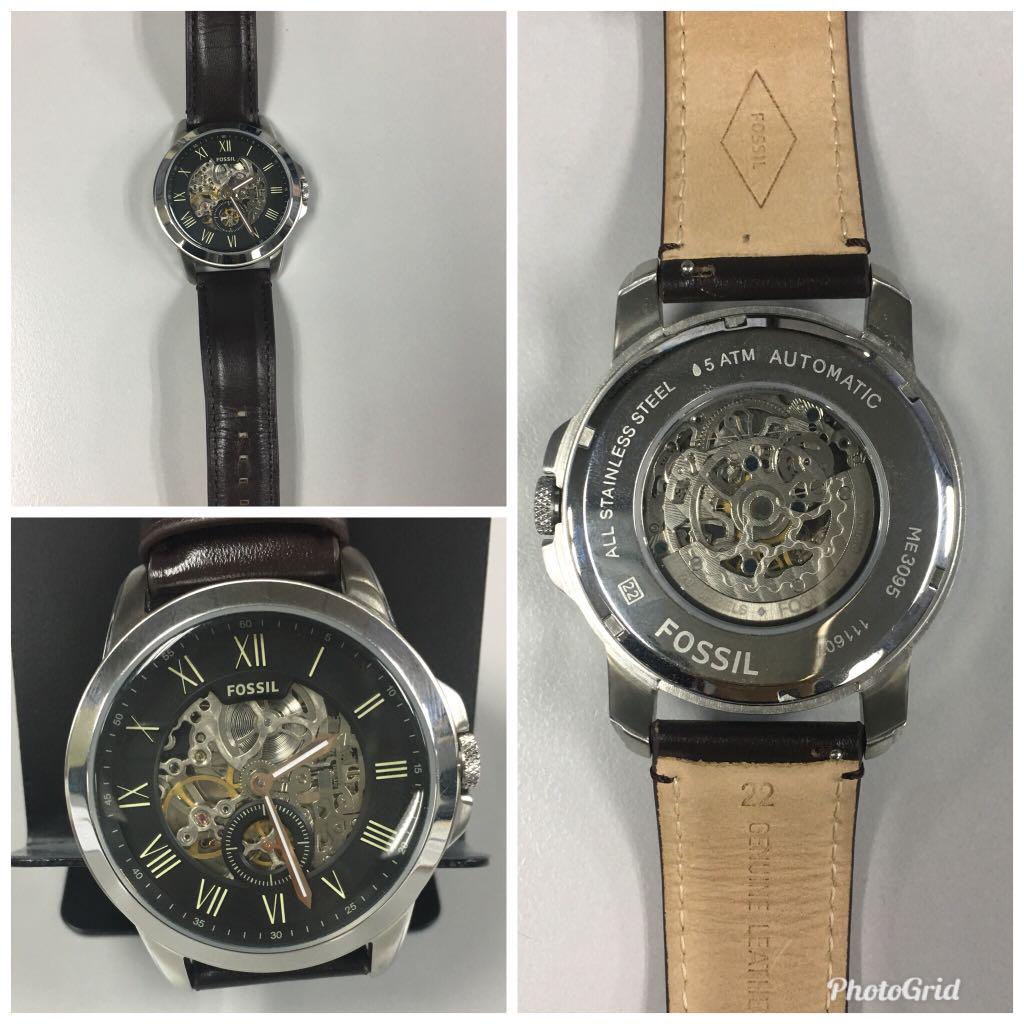 Fossil ME3095 Men s Grant Automatic Leather Watch