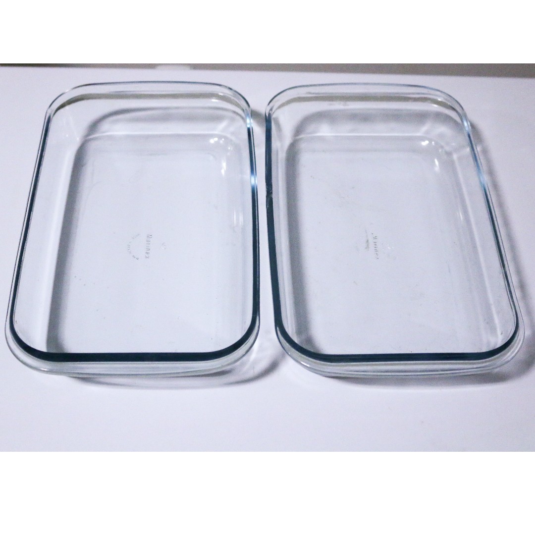 GLASS SERVING DISH RECTANGLE LARGE FOR URGENT SALE Furniture