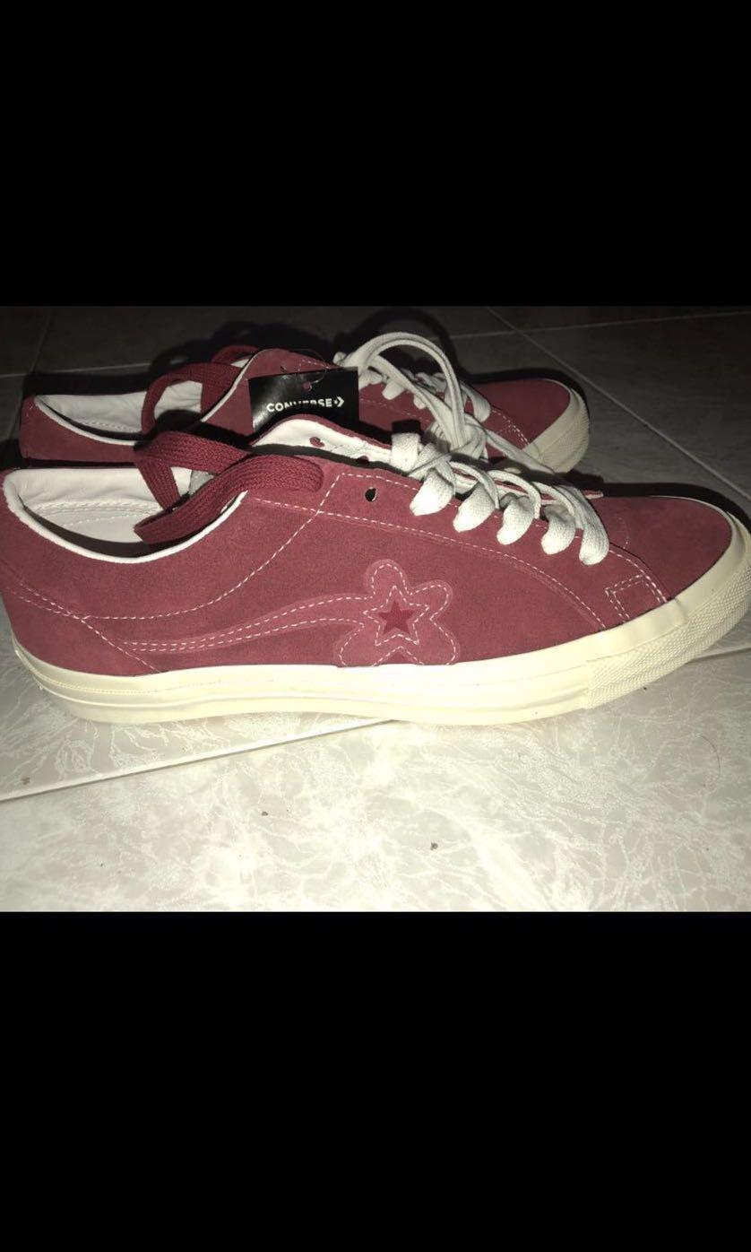 mono red converse