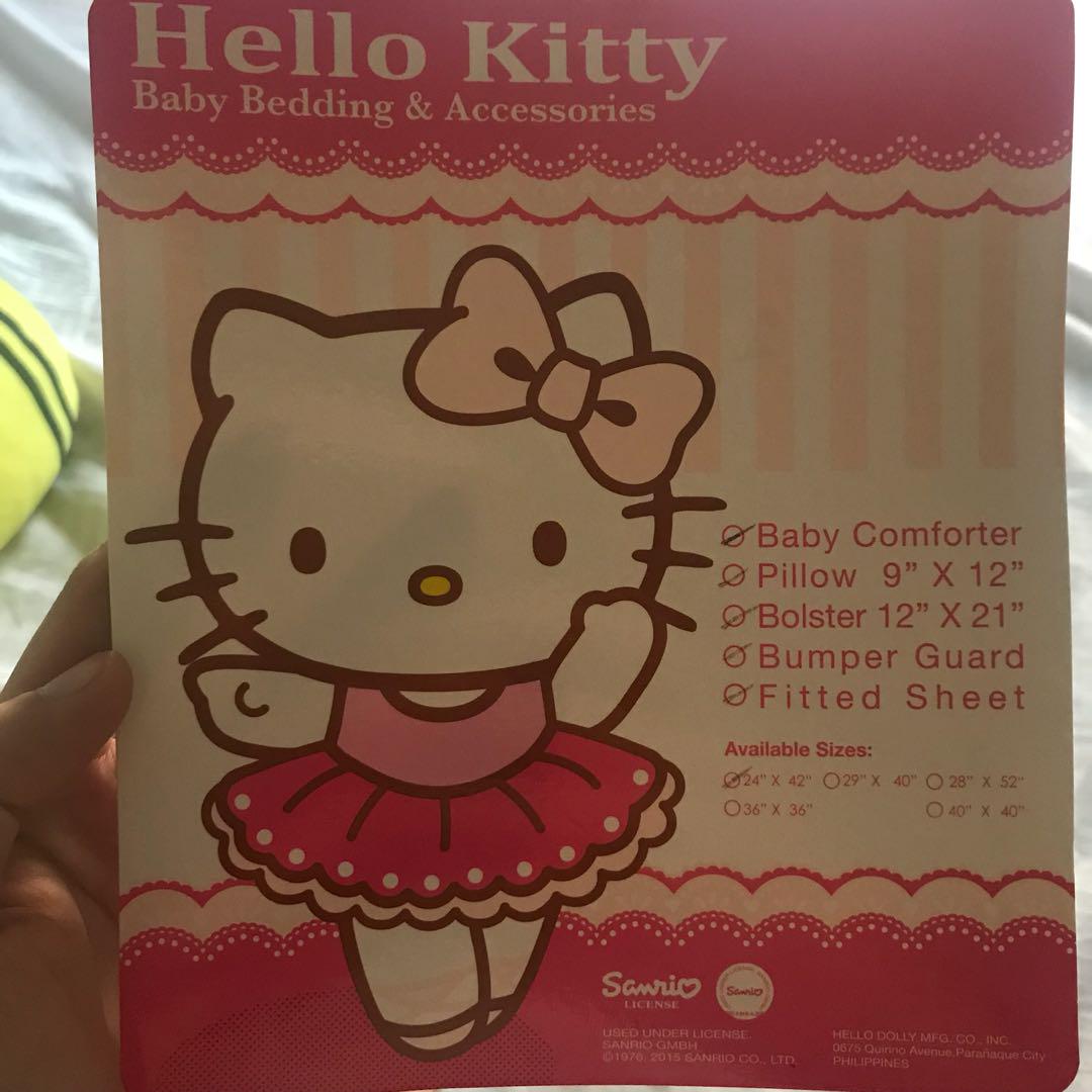 Hello kitty crib deals sheet