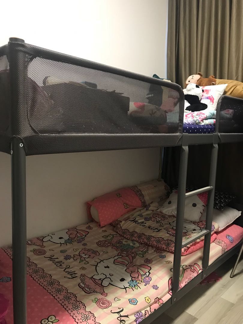 IKEA Bunk Bed For Sale, Furniture & Home Living, Furniture, Bed Frames & Mattresses on Carousell