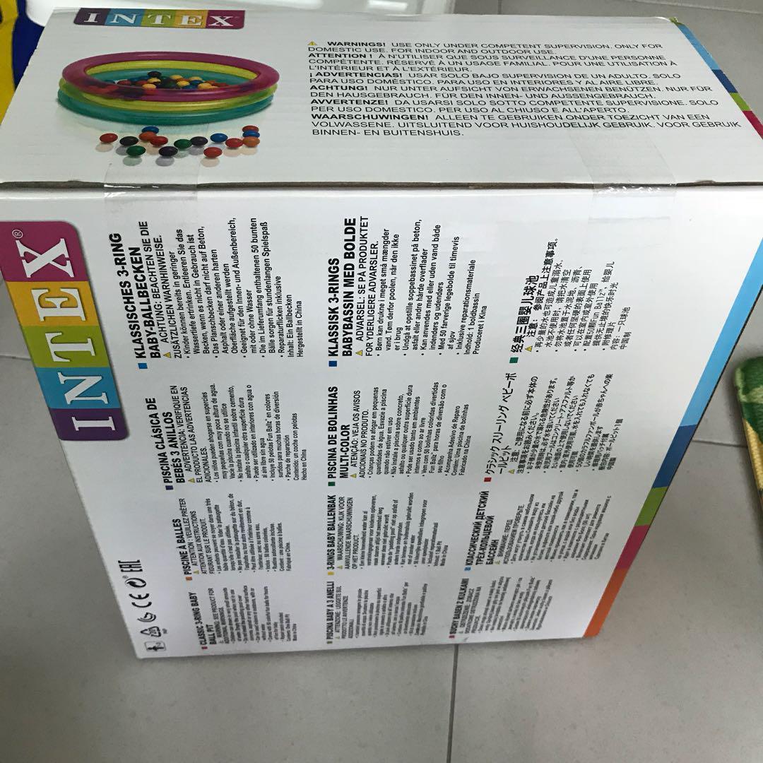 Intex 3 Rings Baby Ball Pit Babies Kids Toys Walkers On Carousell