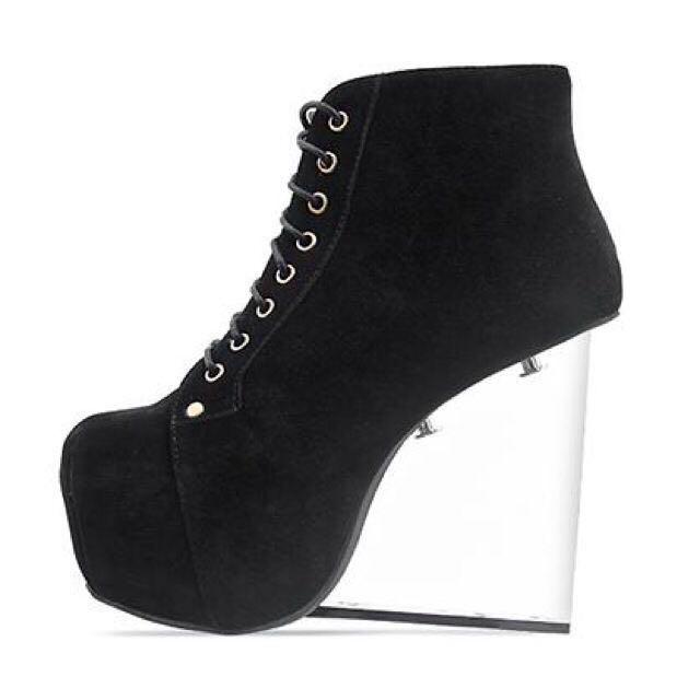 Jeffrey top campbell lucite