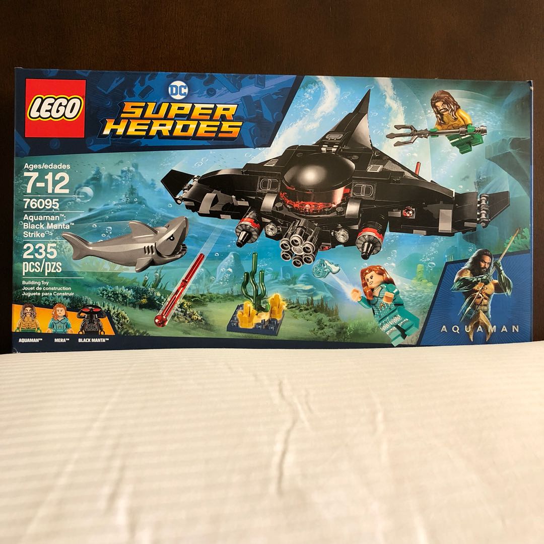 LEGO 76095 Aquaman Black Manta Strike 235 Pcs LEGO 76095 Aquaman Black Manta Strike 235 Pcs