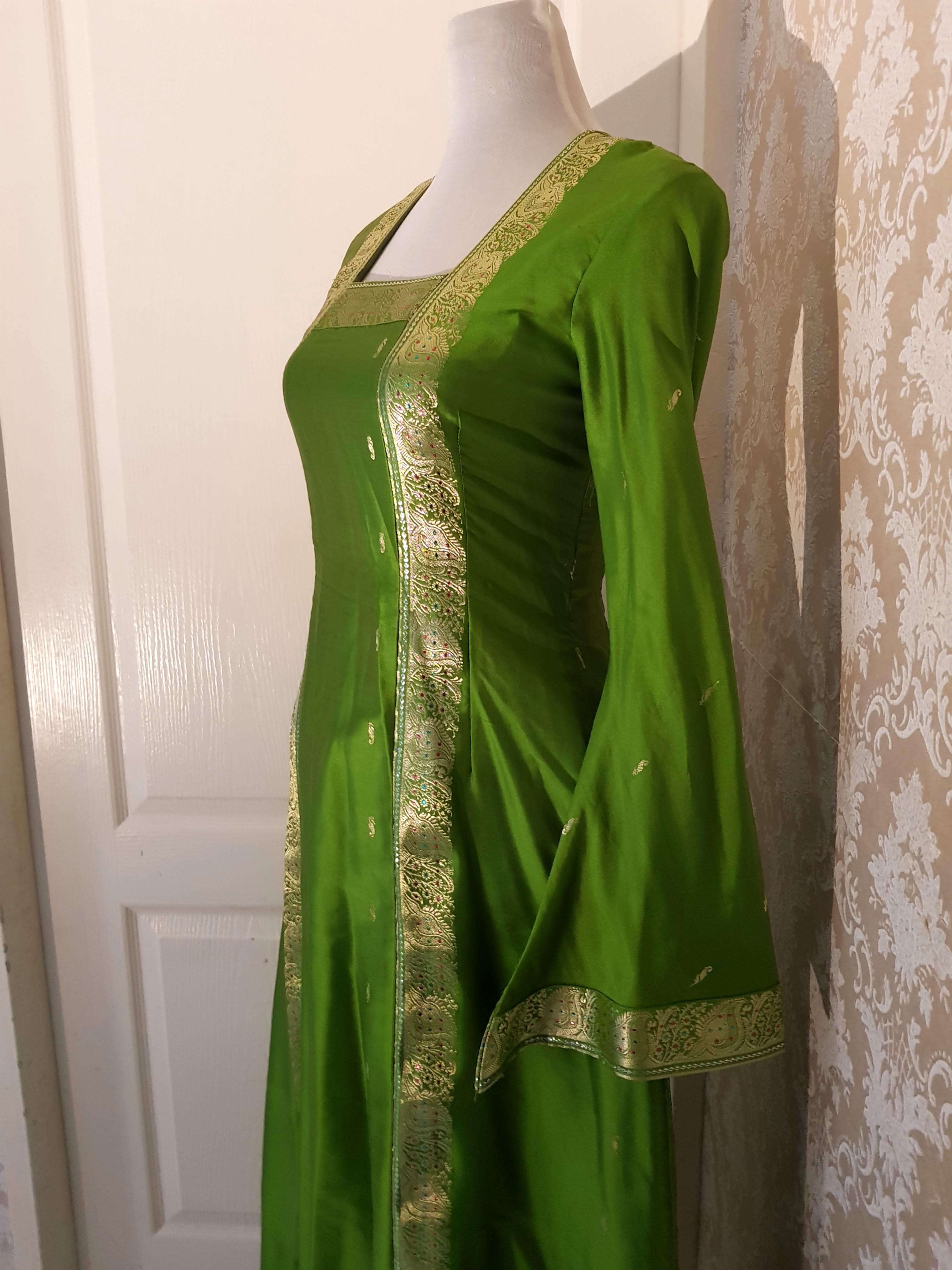 saree long dress