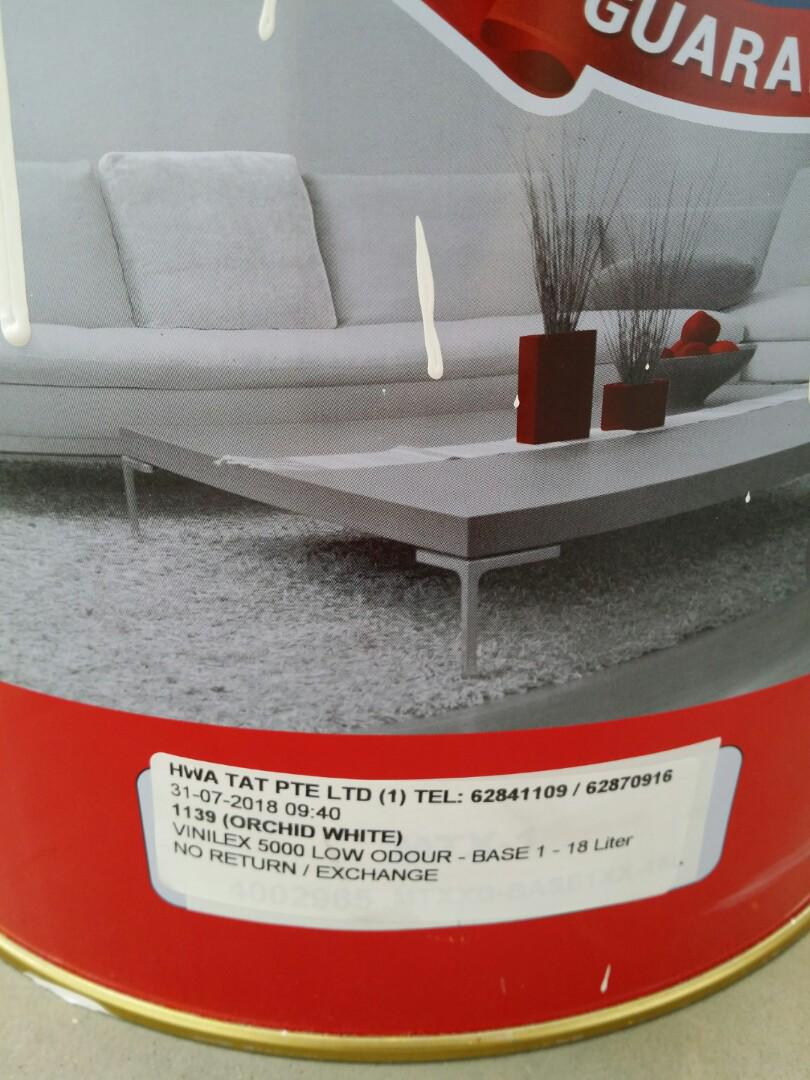 Nippon Paint Matex Colour Code 1139 in Small Containers (Orchid White