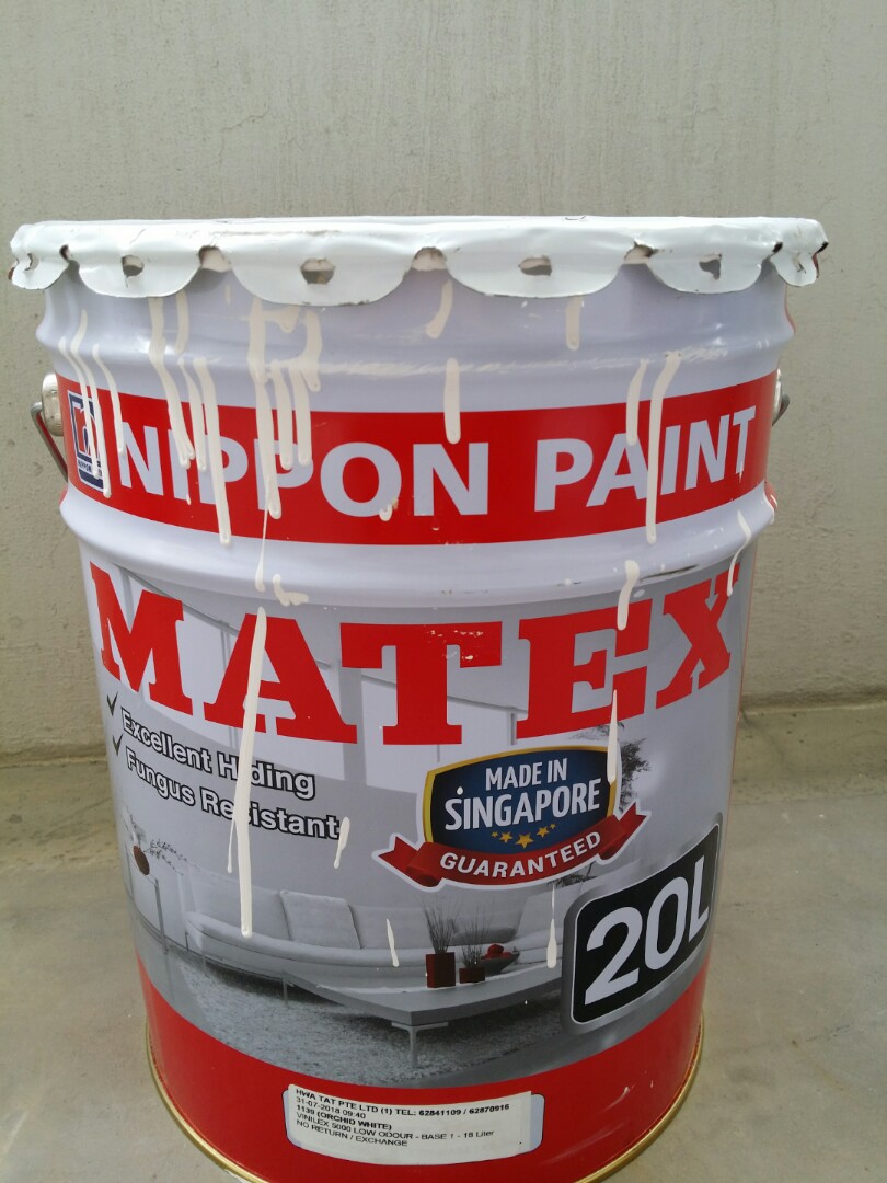 Nippon Paint Matex Colour Code 1139 in Small Containers (Orchid White