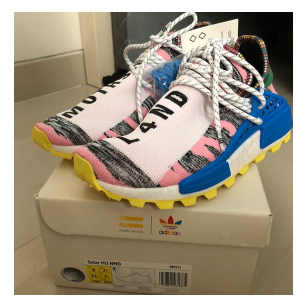 NMD HUMAN RACE SOLAR PACK MOTHERLAND Fesyen Pria Sepatu