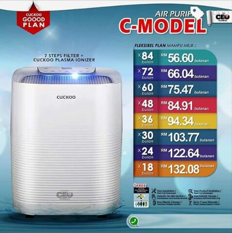 Penapis Udara Cuckoo Rm56 Only Electronics Others On Carousell