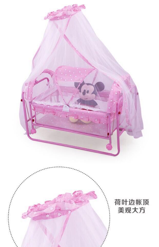 baby rocker with mosquito net