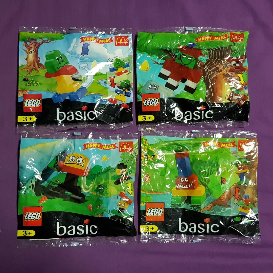 RARE Yr1999 McDonald s Happy Meal LEGO Monsters Set Set of 8