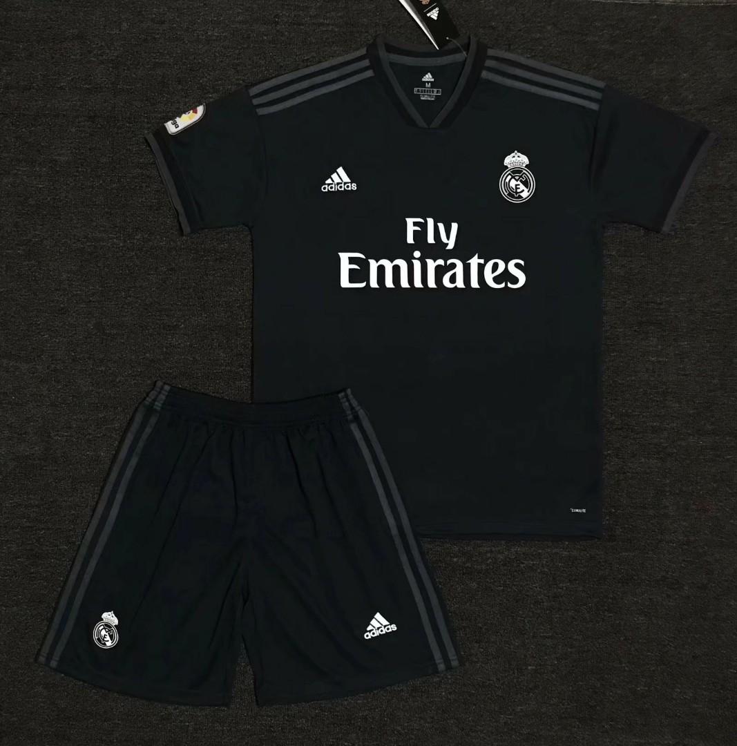 Real Madrid Soccer Jersey Away Kit 2018 19 Sports Sports Apparel On Carousell