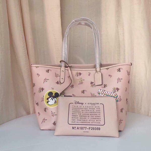 coach tote bag mickey mouse