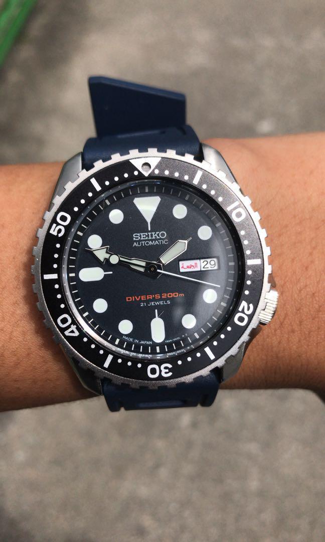 Seiko skx007 sales custom bezel