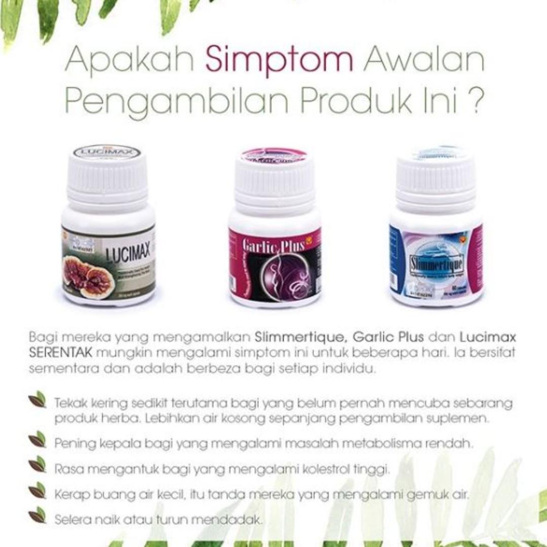 Sendayu Tinggi Slimmertique Garlic Plus Lucimax Health Beauty Bath Body On Carousell