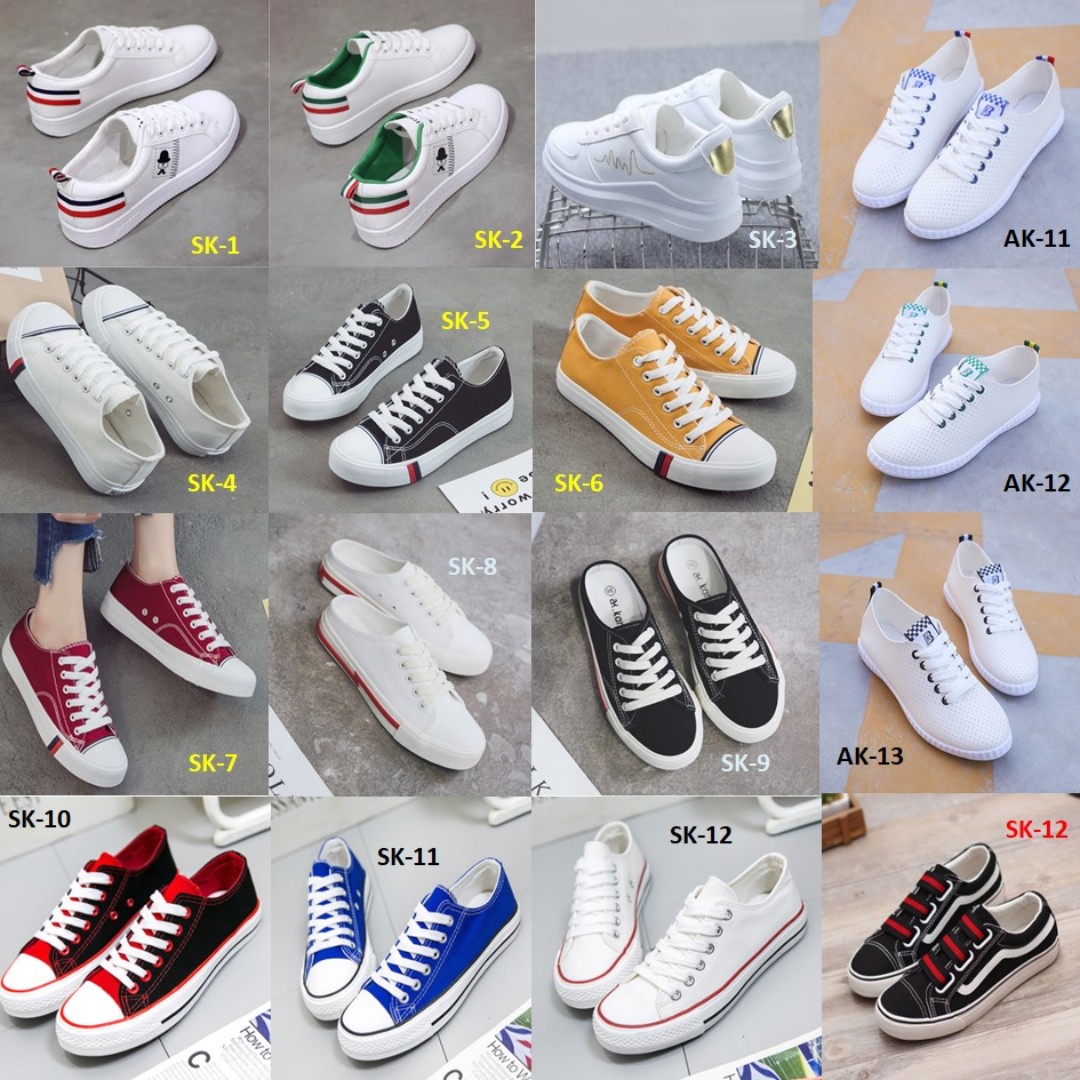 Sneakers/ Canvas Shoe/ White, Colour 