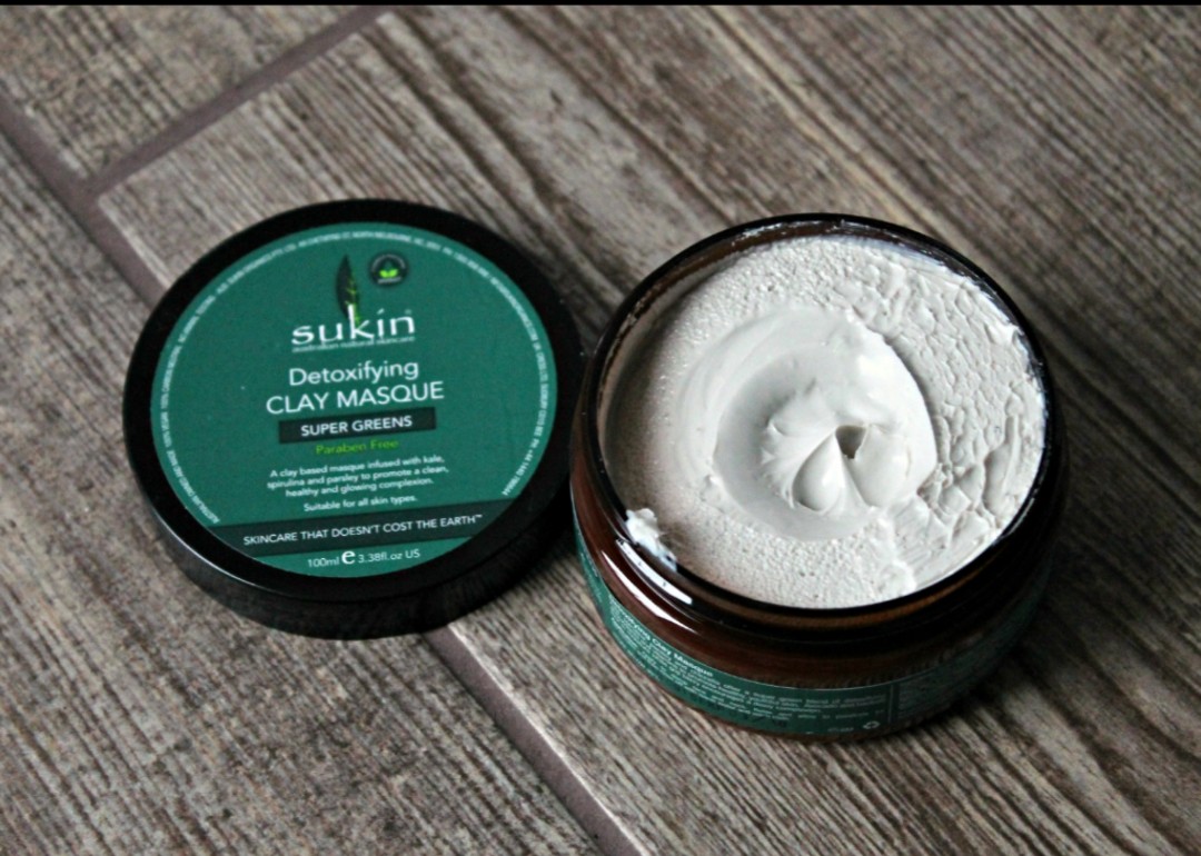 Sukin Super Greens Detoxifying Clay Masque, Beauty & Personal Care, Face, Face Care on Carousell