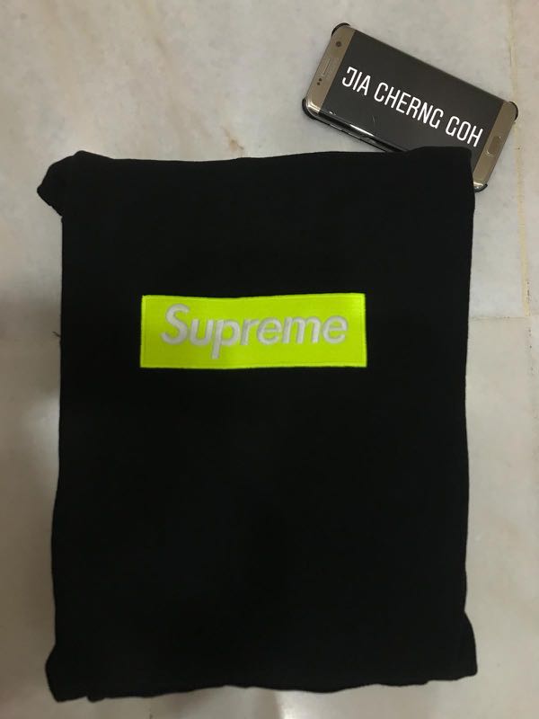 Supreme box logo shop lime