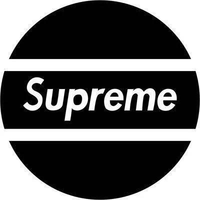 supreme logo circle