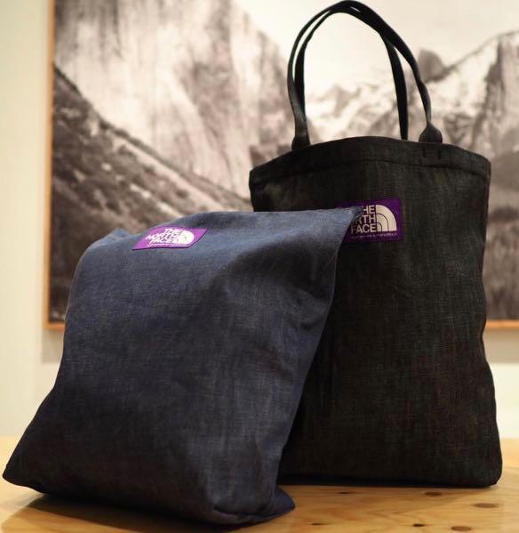 north face purple label tote bag