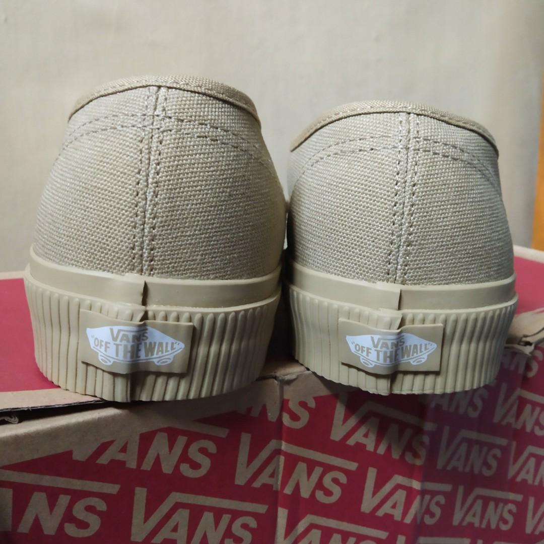 vans authentic khaki mono