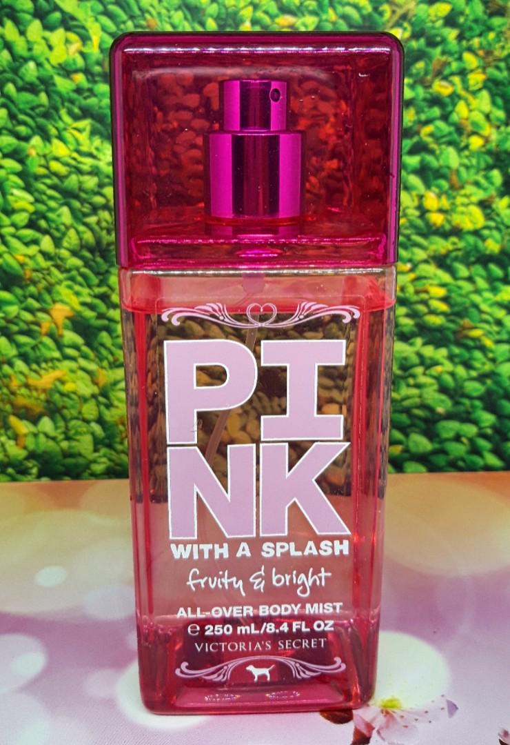 Body Mist Victoria s Secret Pink with a Splash in Fruity Bright