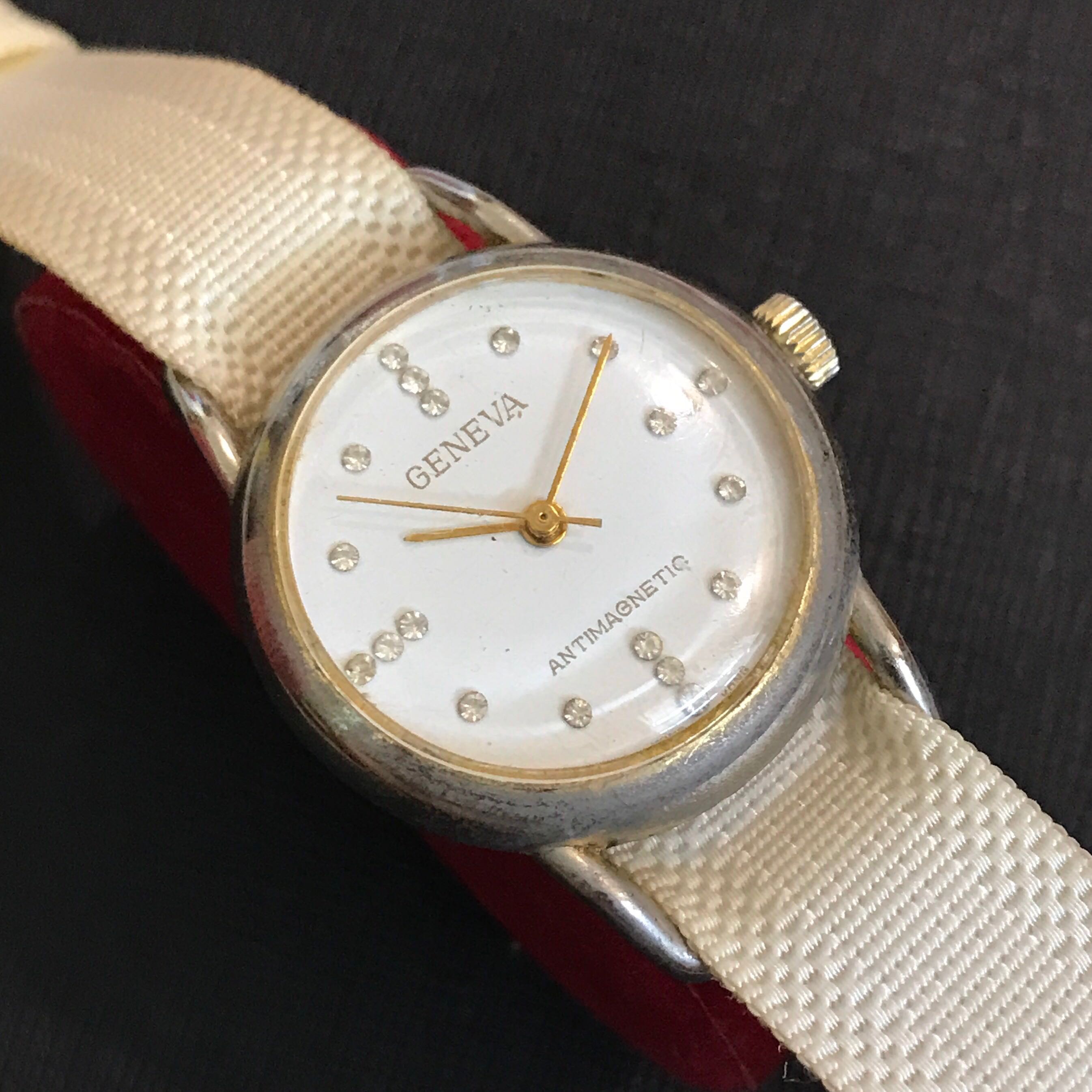 Vintage Geneva Antimagnetic Watch Hobbies Toys Memorabilia