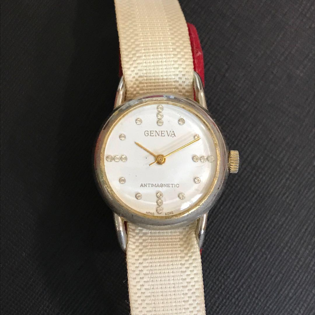 Vintage Geneva Antimagnetic Watch Hobbies Toys Memorabilia