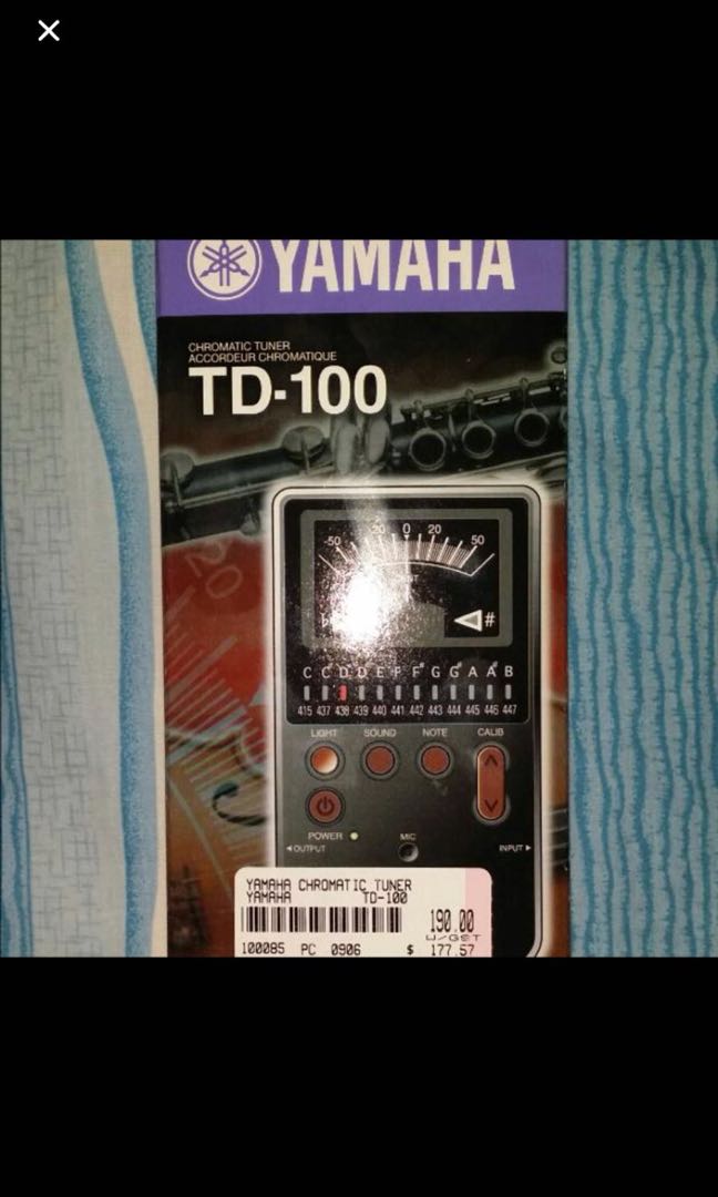 YAMAHA Chromatic Tuner TD 100 Hobbies Toys Music Media