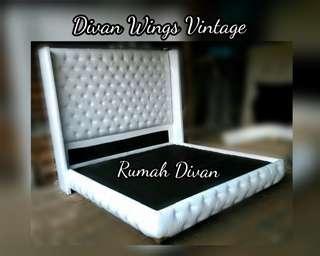 DIPAN DIVAN SANDARAN WINGS VINTAGE