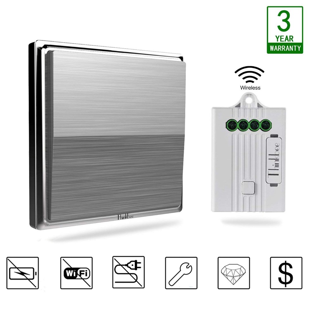 22 Thinkbee Wireless Light Switch Kit No Battery No Wiring