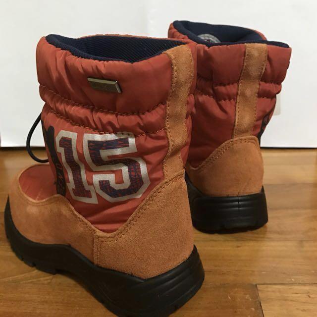orange babies boots