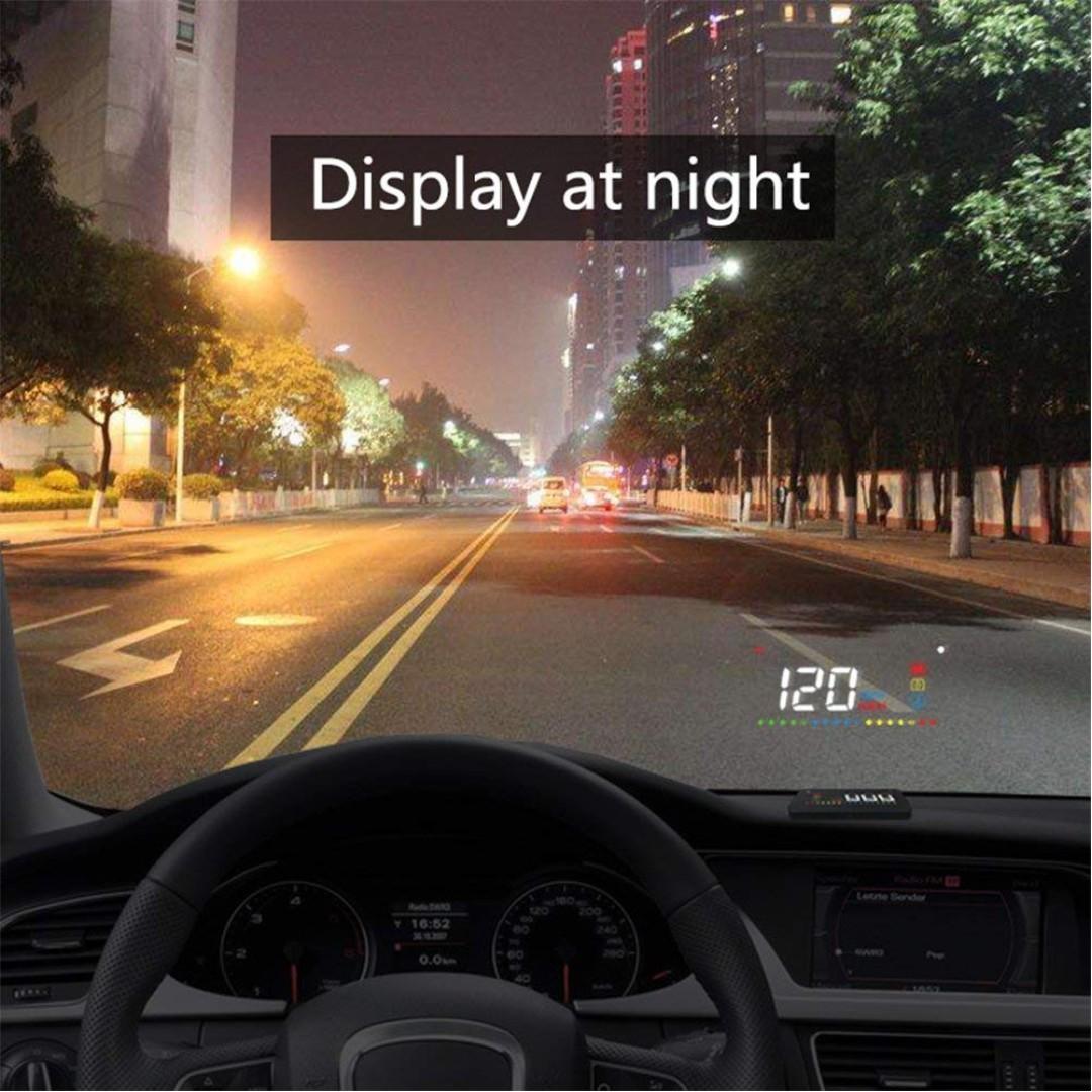 549. Qiilu A200 3.5 Inch Universal Car GPS HUD Head Up Display +