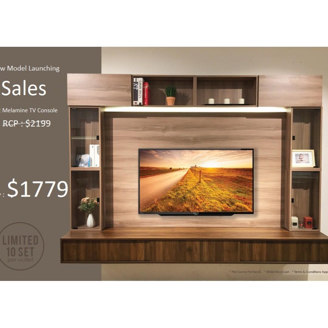 8ft Hanging Tv Cabinet With 8 X Deco Box Furniture Shelves Drawers On Carousell