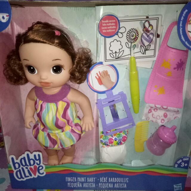 Baby alive finger paint baby deals