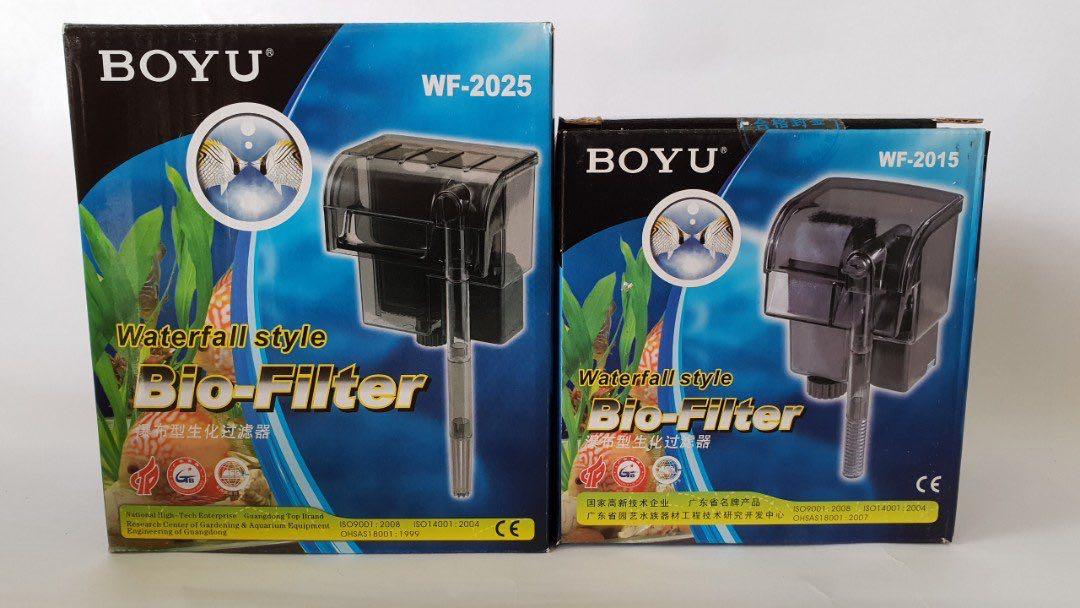Boyu Wf 2015 Hang On Back Filter Pet Supplies For Fish Fish Tank Accessories On Carousell