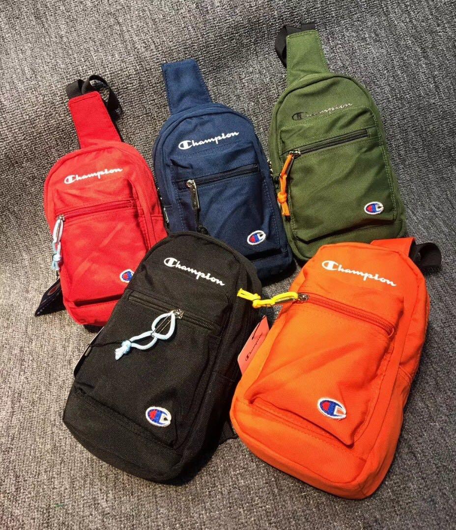 champion backpack mens orange