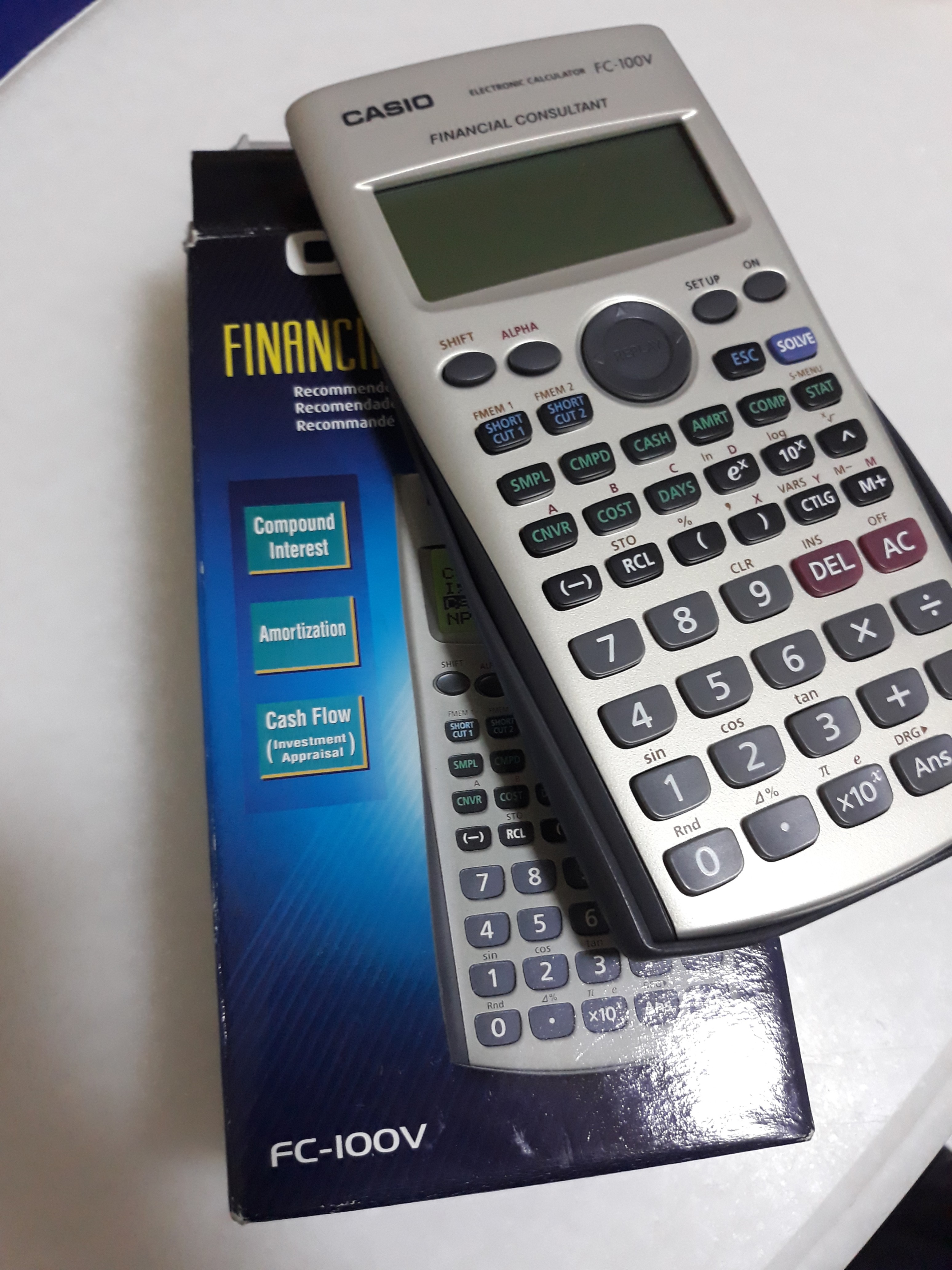 Brand New Fc 100v Casio Financial Consultant Calculator Books Stationery Stationery On Carousell