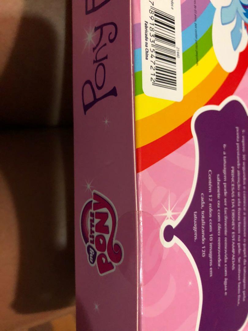 Brand New In Box My Little Pony Temporary Tattoos 120pcs Babies Kids Toys Walkers On Carousell
