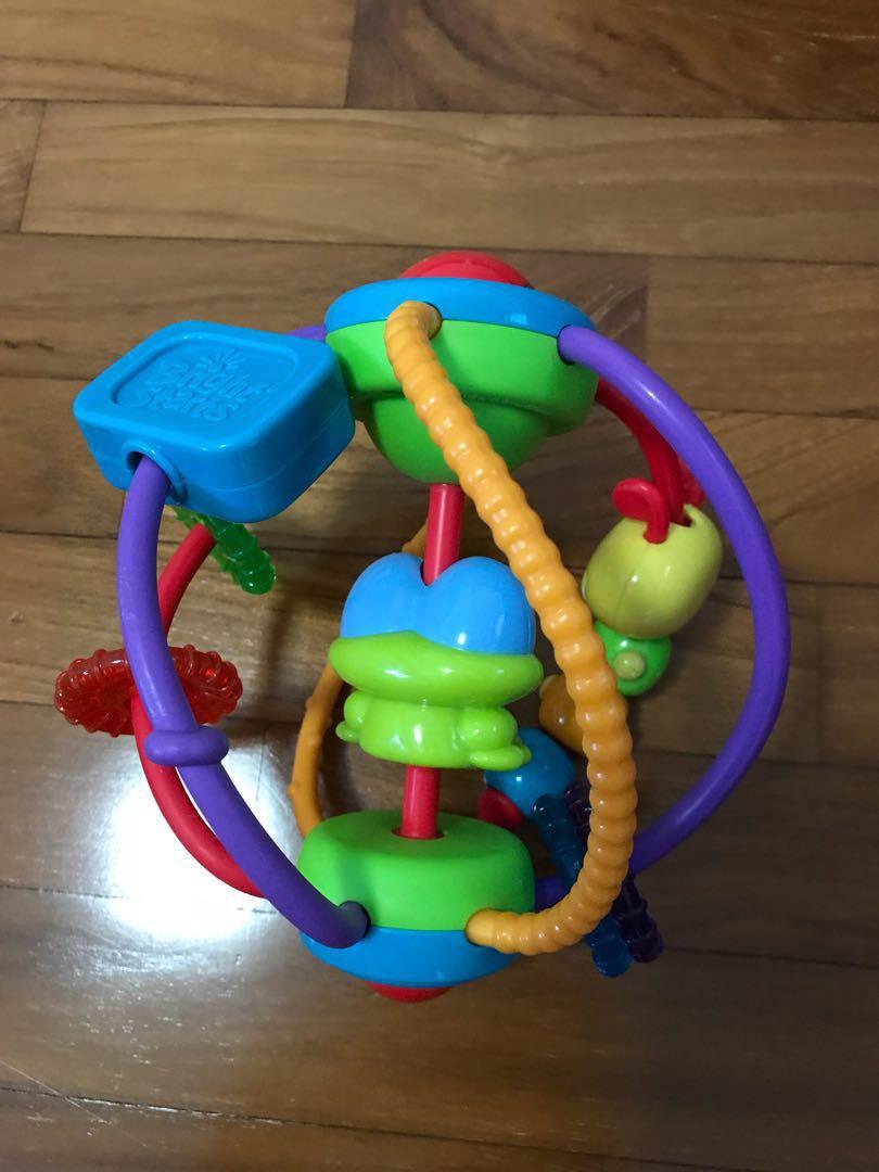 Bright Starts Clack and Slide Activity Ball Hobbies Toys Toys Games on Carousell