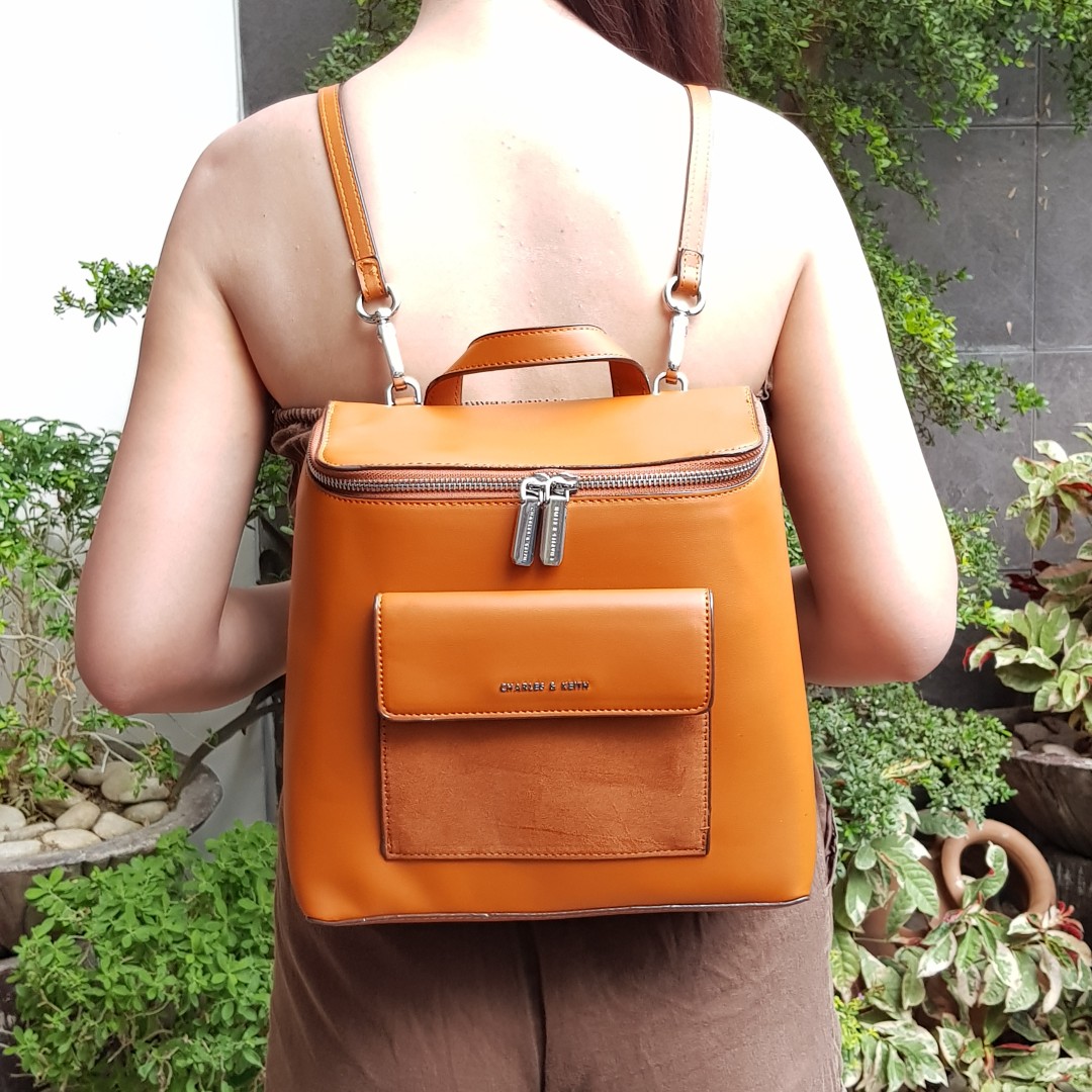 charles and keith leather
