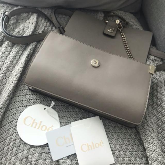 FORZIERI Chloe Chloe Faye Small Shoulder Bag Motty Grey 9927.00