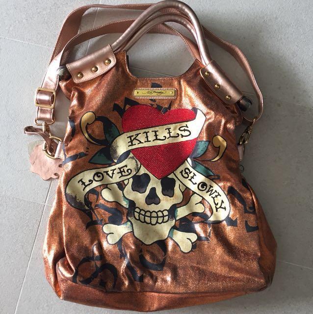 Ed Hardy | Bags | Ed Hardy Purse Tiger Chain Detail New Without Tags |  Poshmark