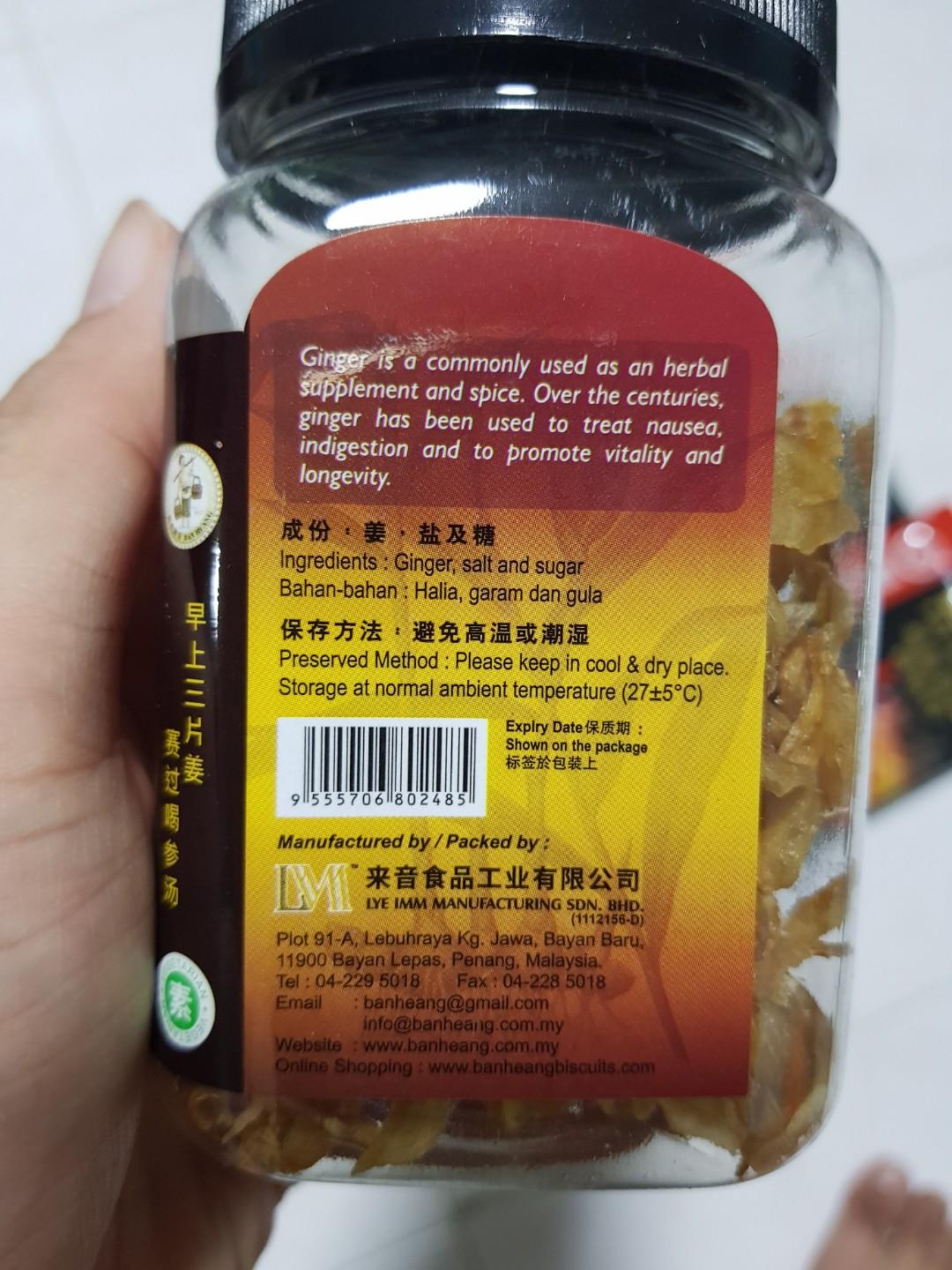 Ginger Slice Food Drinks Instant Food On Carousell