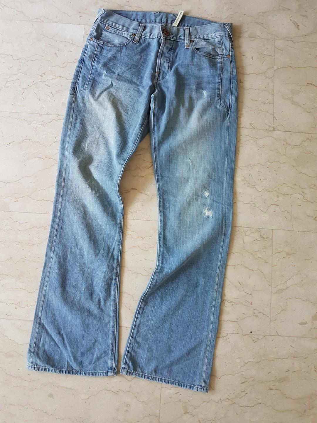 Mens guess store falcon bootcut jeans